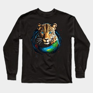 Leopard Earth Day Long Sleeve T-Shirt